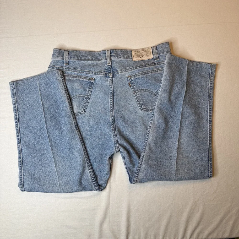 Levis 560 Jeans Mens 36x29 Relaxed Fit Tapered Leg Vintage Denim Made‎ USA 90s